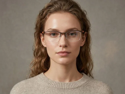 Lunettes Ultem marron semi-cerclées #BS2519-0134