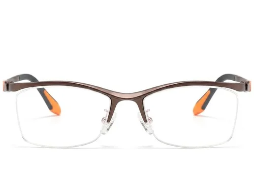 Lunettes Ultem marron semi-cerclées #BS2519-0134