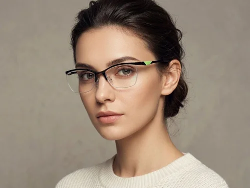 Lunettes semi-cerclées en Ultem noir #BS2519-0141