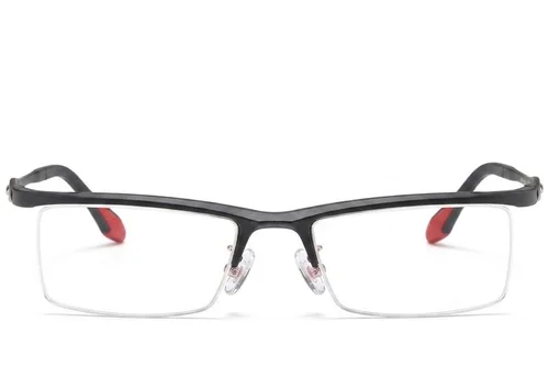 Lunettes semi-cerclées en Ultem noir #BS2519-0154