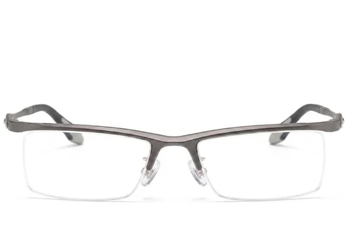 Lunettes Ultem grises semi-cerclées #BS2519-0155