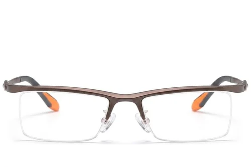 Lunettes Ultem marron semi-cerclées #BS2519-0158
