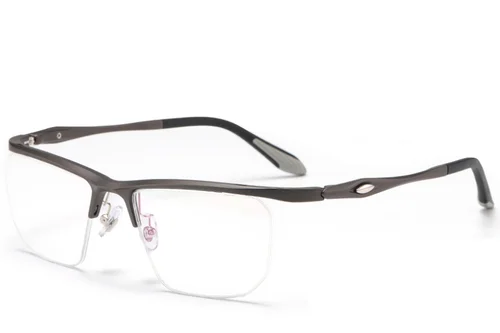 Lunettes Ultem grises semi-cerclées #BS2519-0161