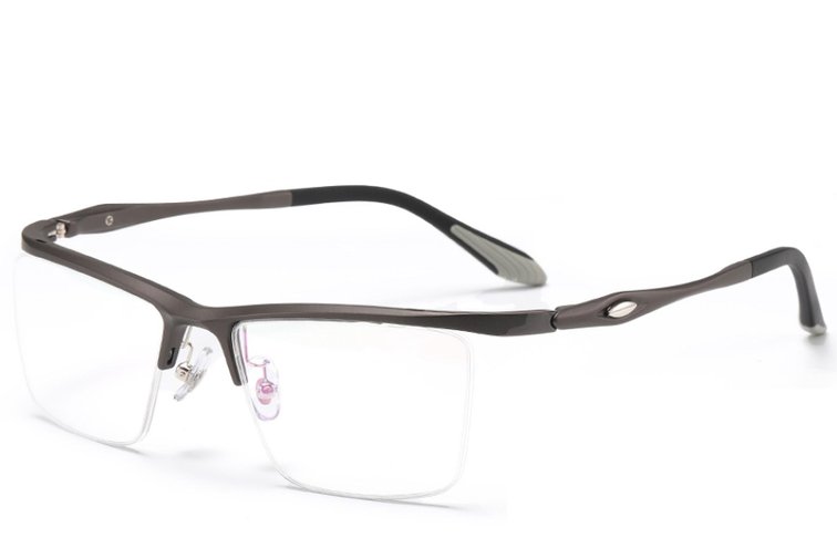 Lunettes semi-cerclées grises Ultem #BS2519-0167
