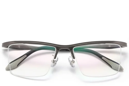 Lunettes semi-cerclées grises Ultem #BS2519-0167