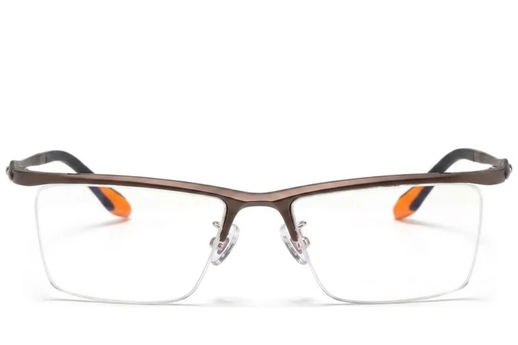 Semi-rimless Brown Ultem Glasses #BS2519-0170