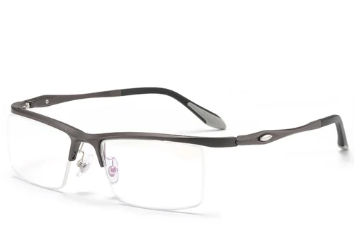 Lunettes Ultem grises semi-cerclées #BS2519-0173