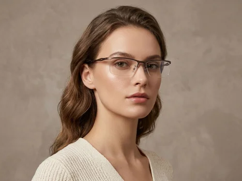 Lunettes Ultem marron semi-cerclées #BS2519-0176
