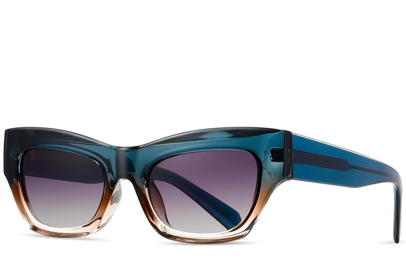 Butterfly Blue Acetate Sunglasses #BS2607-0002