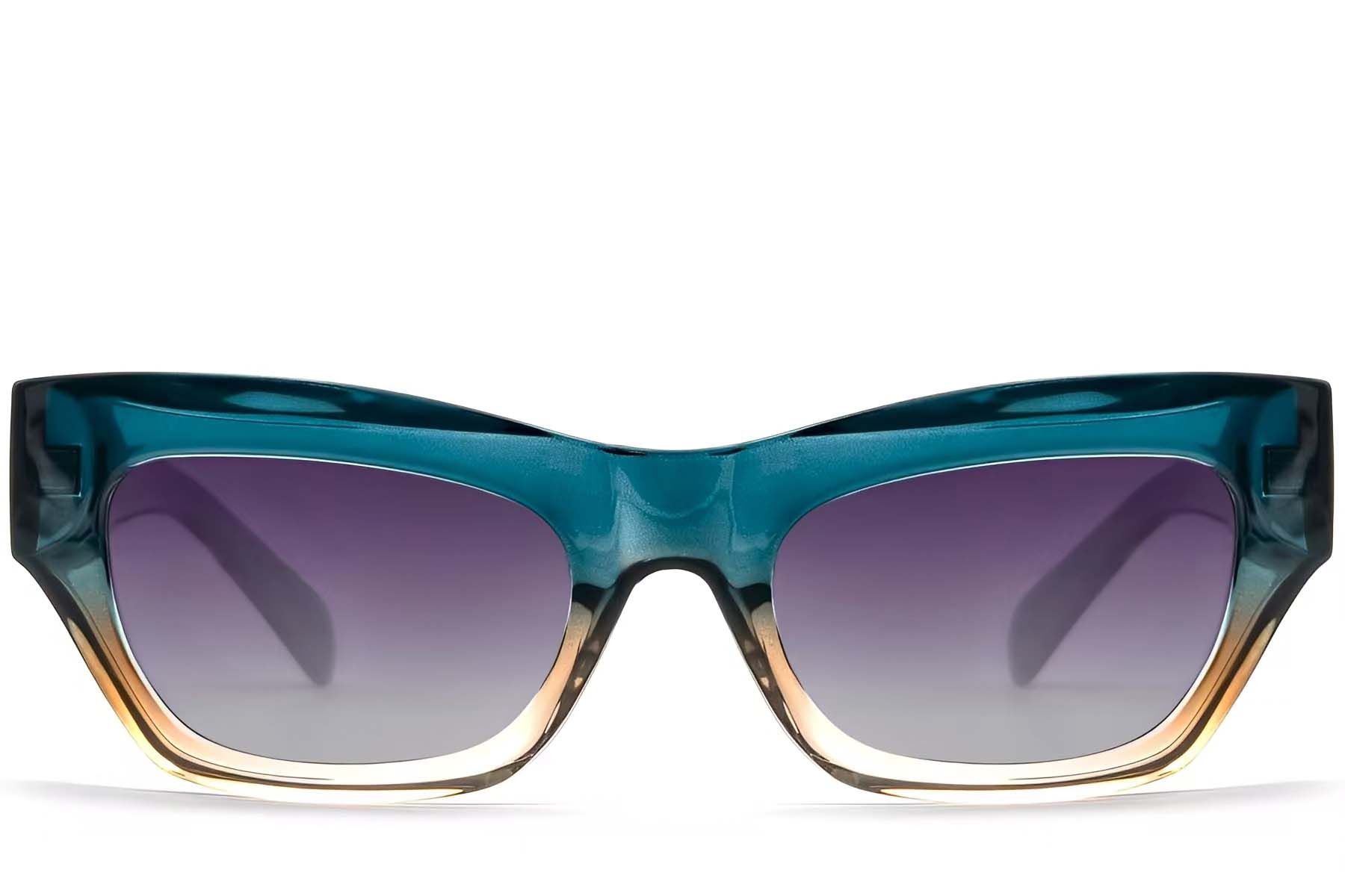 Butterfly Blue Acetate Sunglasses #BS2607-0002