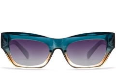 Butterfly Blue Acetate Sunglasses #BS2607-0002