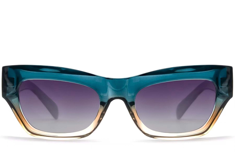Butterfly Blue Acetate Sunglasses #BS2607-0002