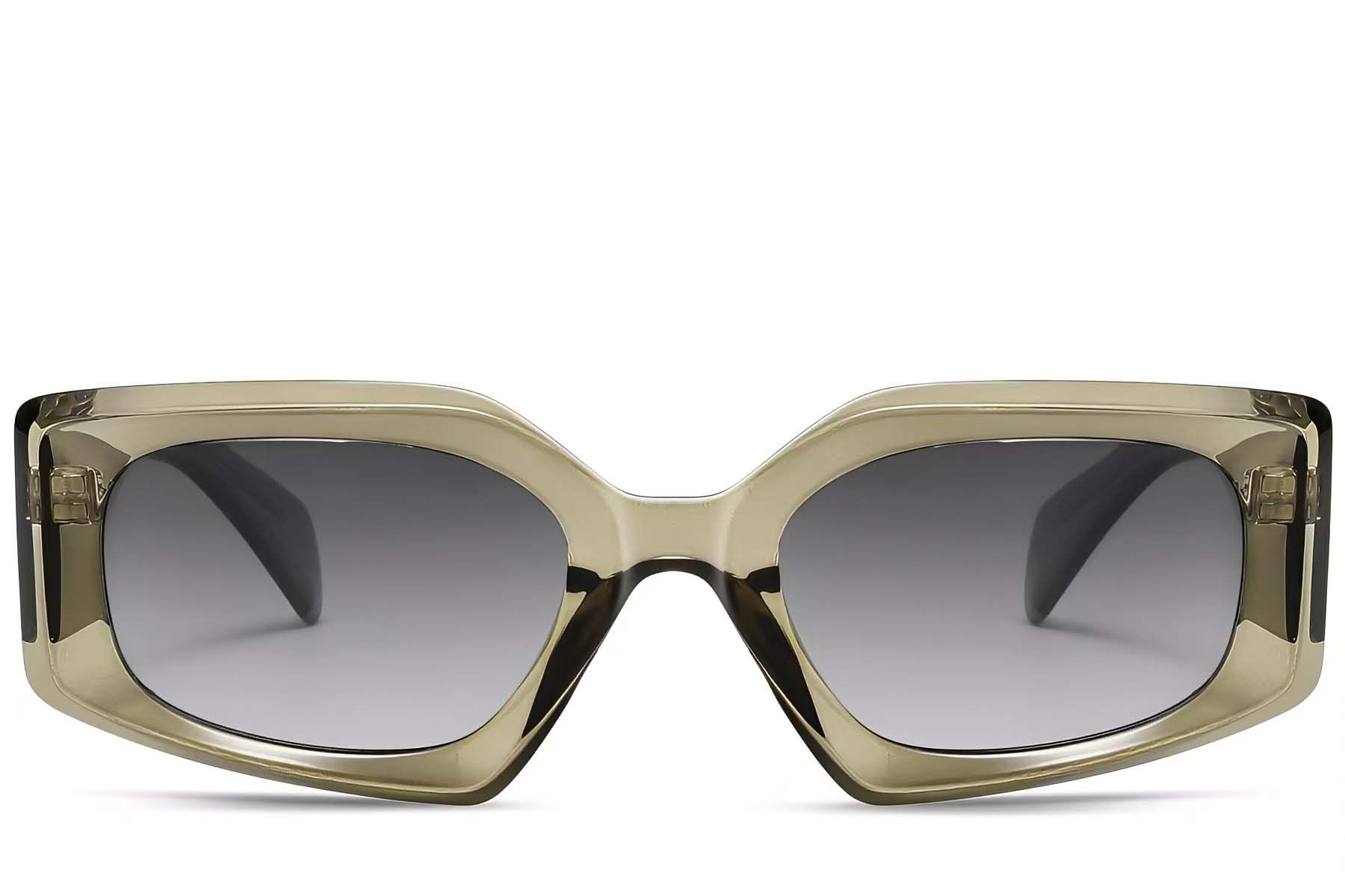 Butterfly Green Acetate Sunglasses #BS2607-0004