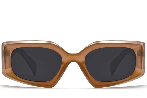 Butterfly Brown Acetate Sunglasses #BS2607-0005