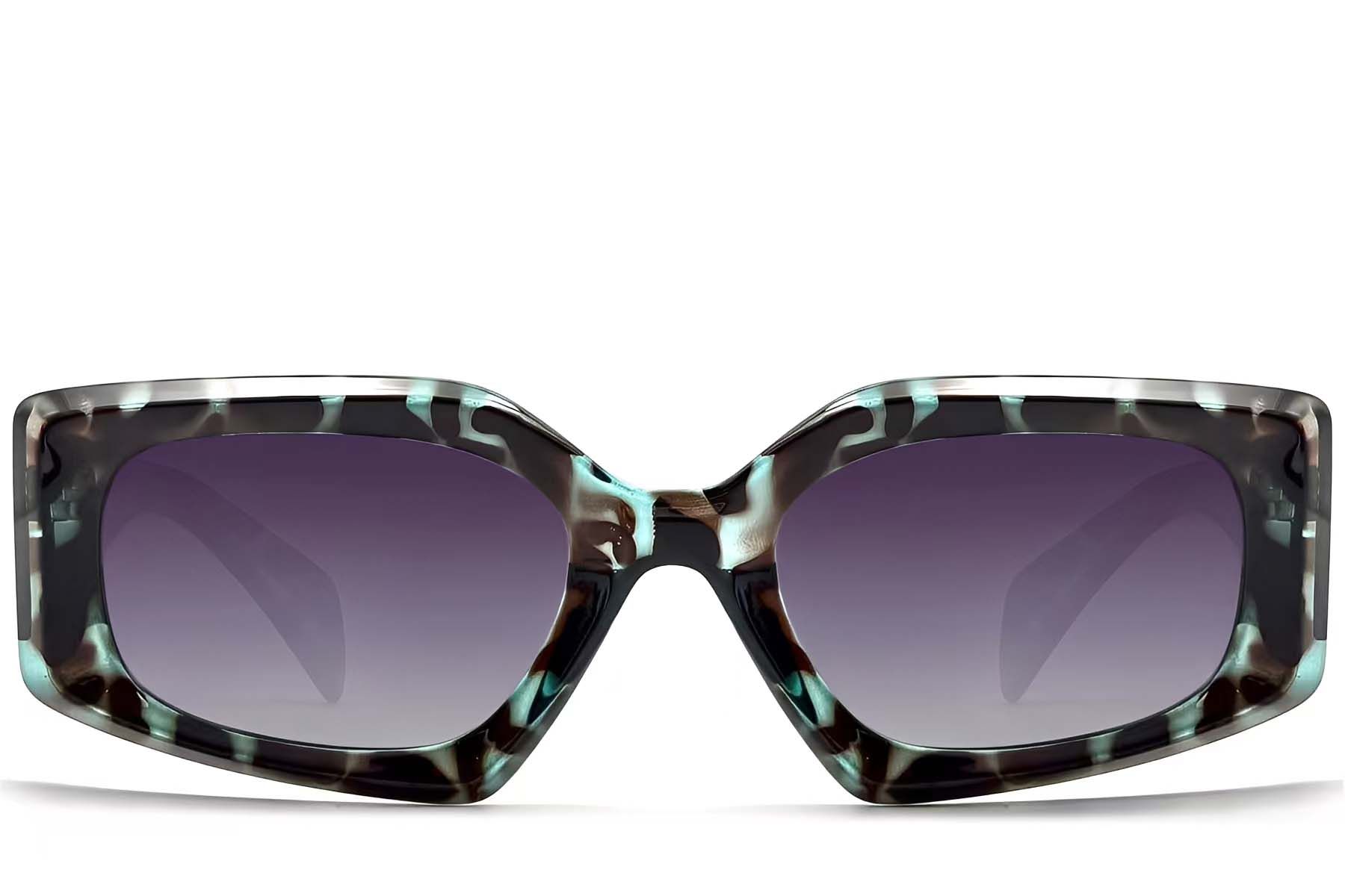 Butterfly Blue Acetate Sunglasses #BS2607-0006