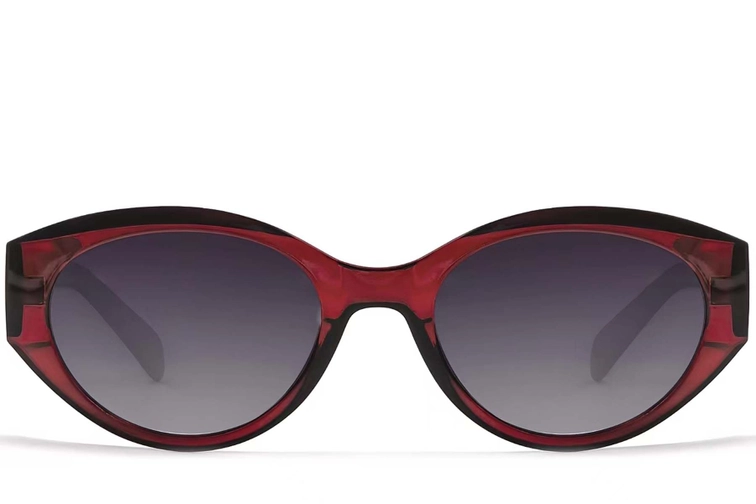 Butterfly Red Acetate Sunglasses #BS2607-0008