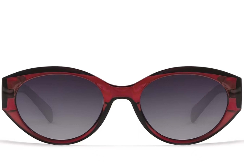 Butterfly Red Acetate Sunglasses #BS2607-0008