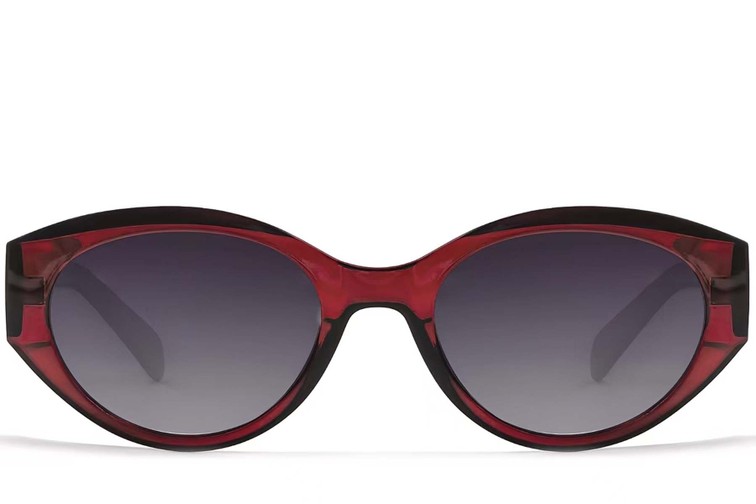 Butterfly Red Acetate Sunglasses #BS2607-0008