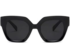 Butterfly Black Acetate Sunglasses #BS2607-0009