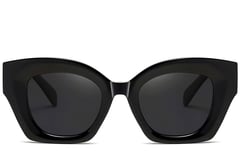 Butterfly Black Acetate Sunglasses #BS2607-0019