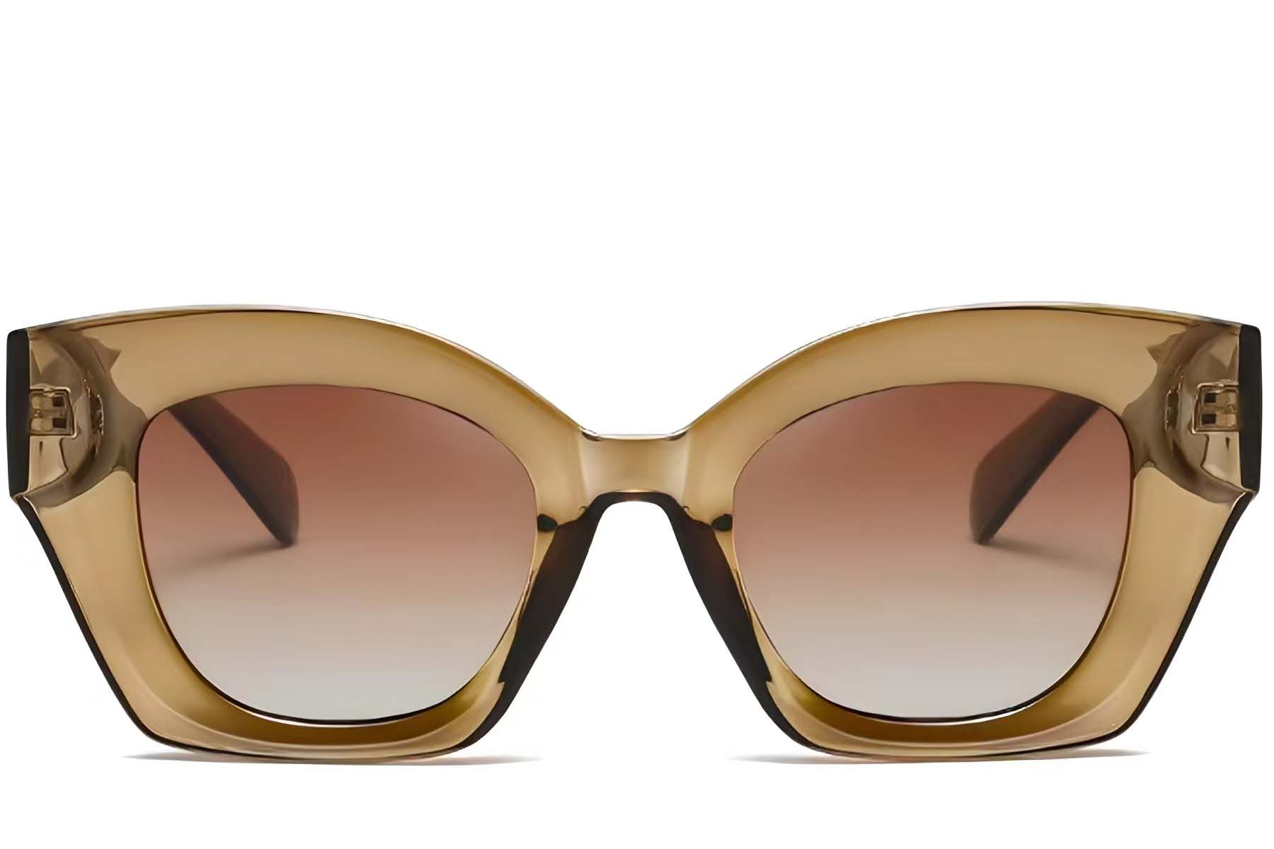 Butterfly Brown Acetate Sunglasses #BS2607-0020