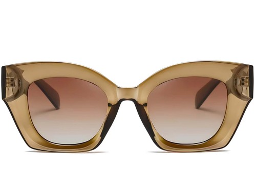 Butterfly Brown Acetate Sunglasses #BS2607-0020