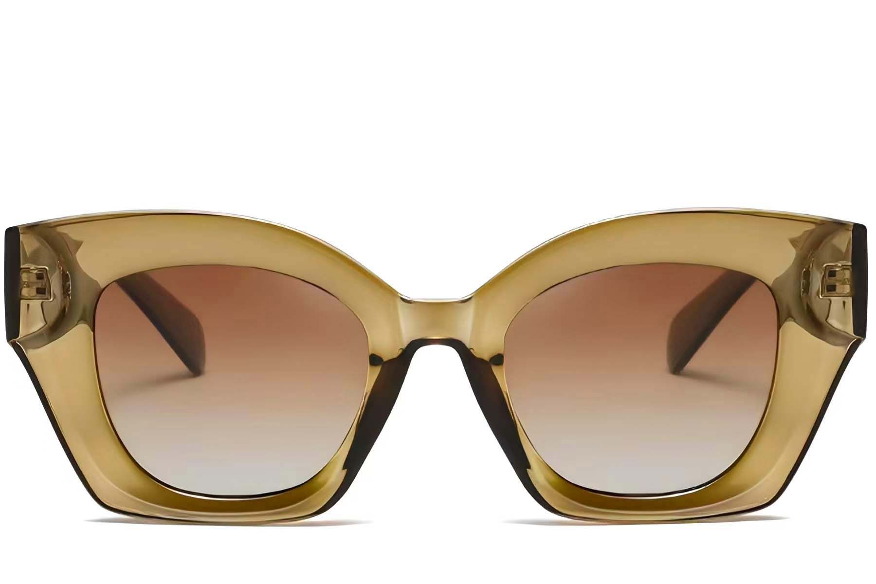 Butterfly Brown Acetate Sunglasses #BS2607-0020