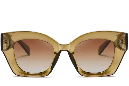 Butterfly Brown Acetate Sunglasses #BS2607-0020