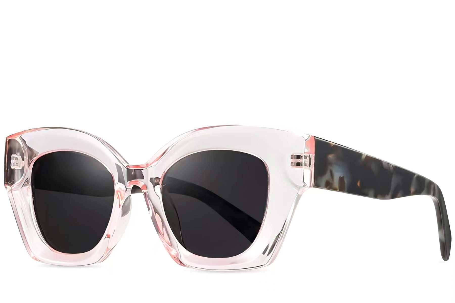 Butterfly Pink Acetate Sunglasses #BS2607-0021