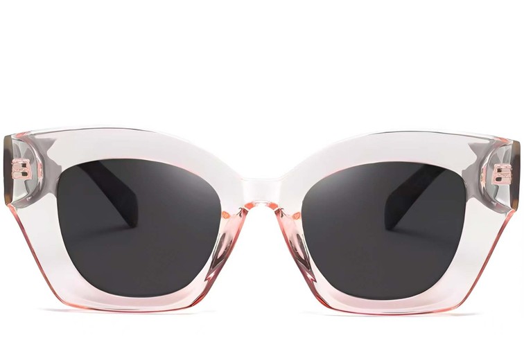 Vlinderroze acetaat zonnebril #BS2607-0021