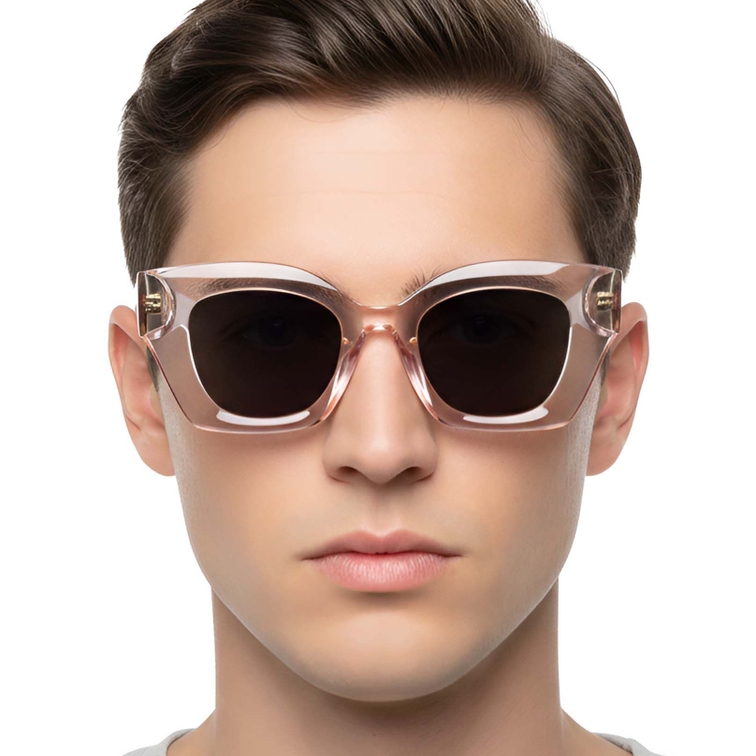 Butterfly Pink Acetate Sunglasses #BS2607-0021