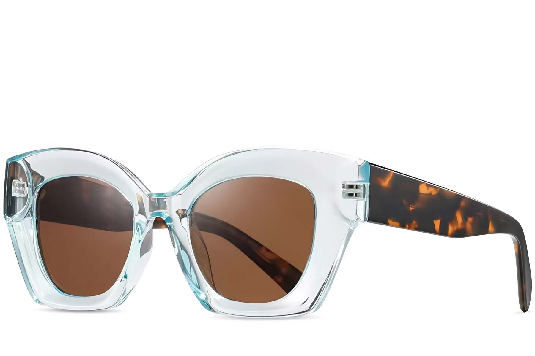 Butterfly Blue Acetate Sunglasses #BS2607-0022