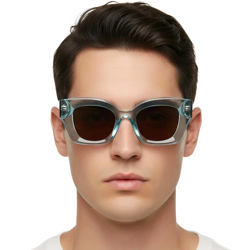 Butterfly Blue Acetate Sunglasses #BS2607-0022