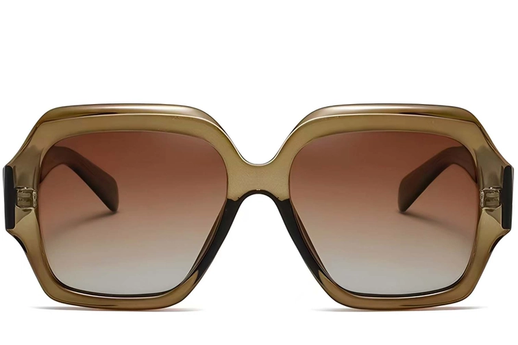 Butterfly Brown Acetate Sunglasses #BS2607-0024