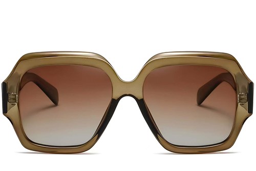 Butterfly Brown Acetate Sunglasses #BS2607-0024