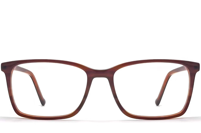 Rectangular Brown TR90 Glasses #BS2607-0026