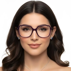 Butterfly Purple TR90 Glasses #BS2607-0042