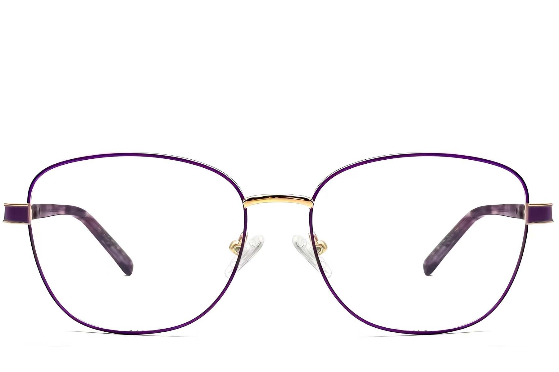 Butterfly Purple Metal Glasses #BS2607-0044