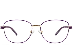 Butterfly Purple Metal Glasses #BS2607-0044