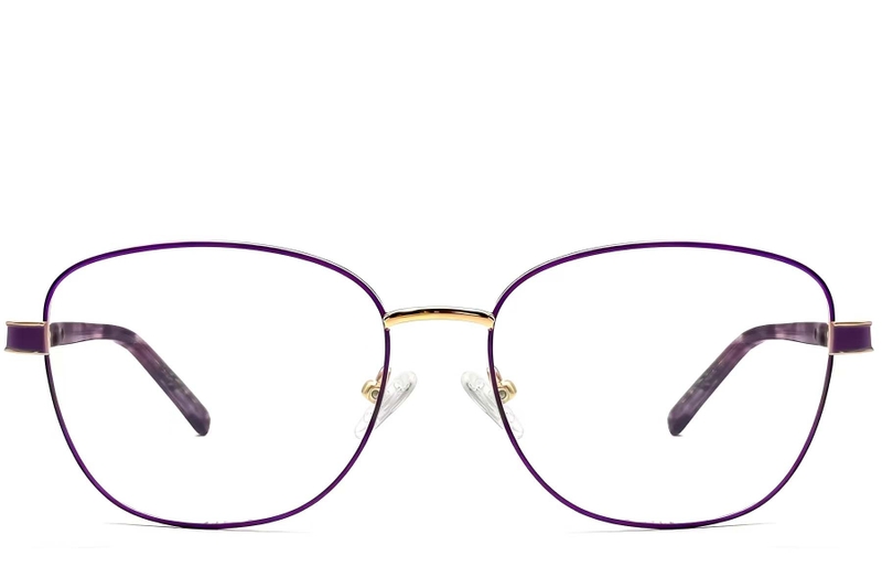 Butterfly Purple Metal Glasses #BS2607-0044