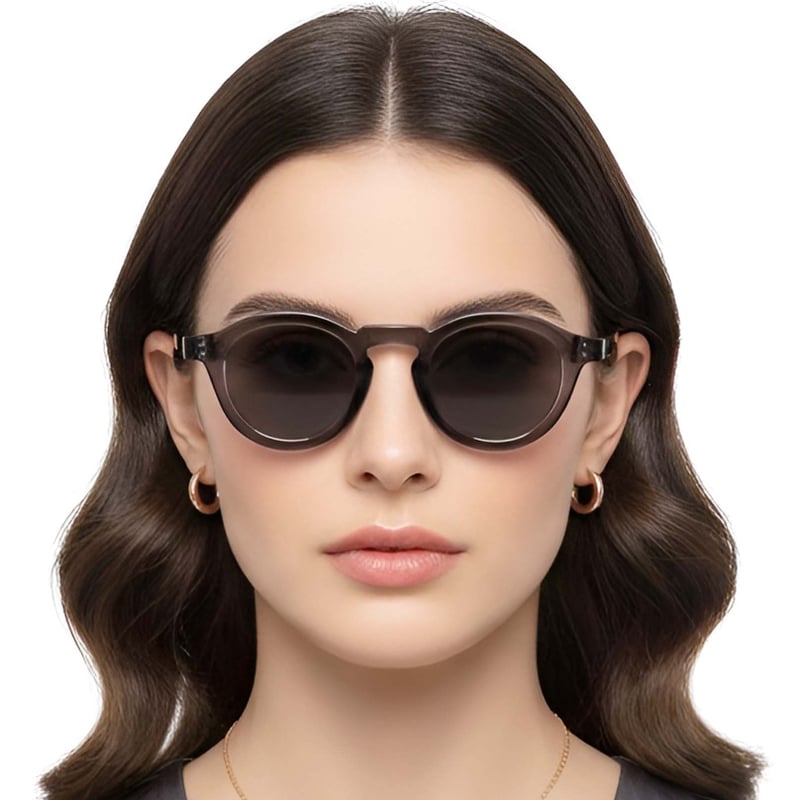 Oval Grey TR90 Sunglasses #BS2607-0045