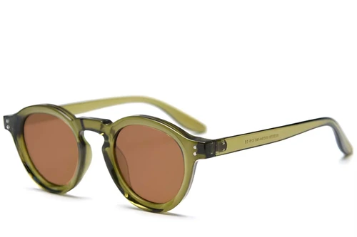 Oval Green TR90 Sunglasses #BS2607-0046