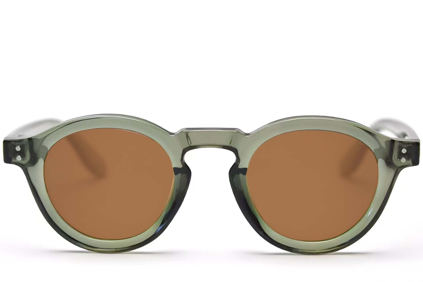 Oval Green TR90 Sunglasses #BS2607-0047