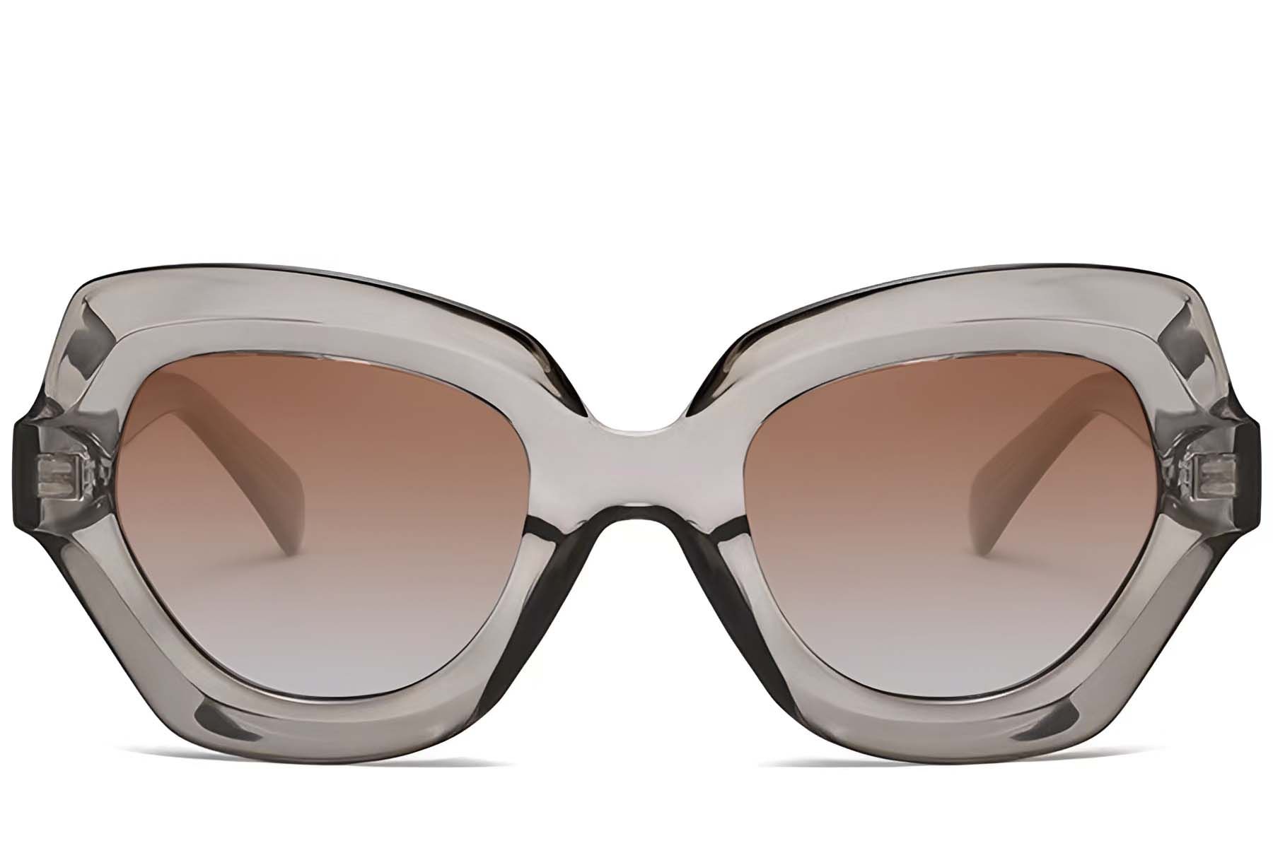 Butterfly Grey Acetate Sunglasses #BS2607-0050