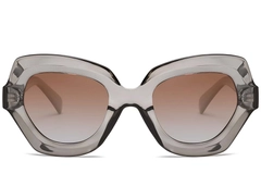 Butterfly Grey Acetate Sunglasses #BS2607-0050