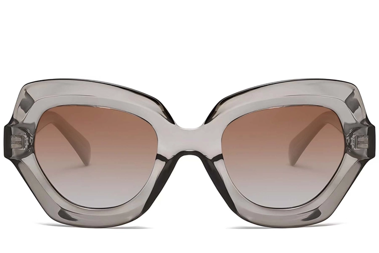 Butterfly Grey Acetate Sunglasses #BS2607-0050