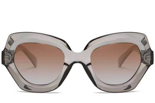 Butterfly Grey Acetate Sunglasses #BS2607-0050