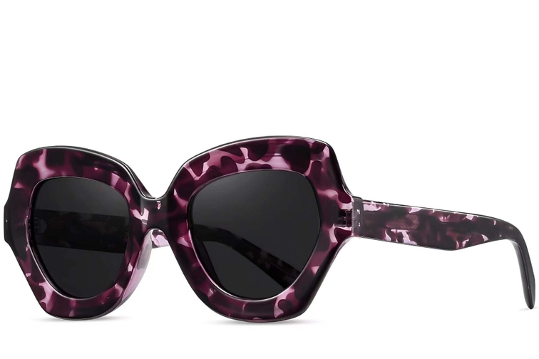 Butterfly Tortoiseshell Acetate Sunglasses #BS2607-0052
