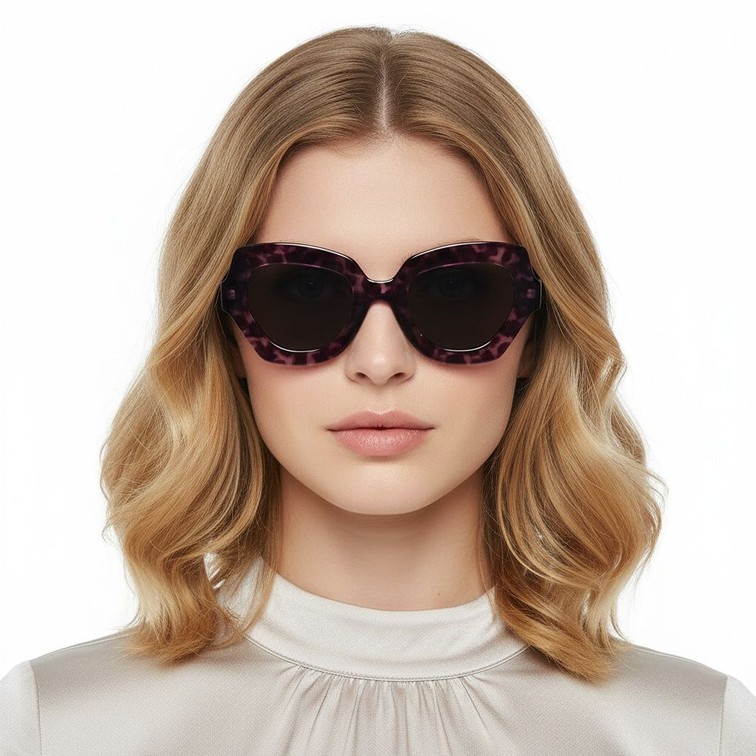 Butterfly Tortoiseshell Acetate Sunglasses #BS2607-0052