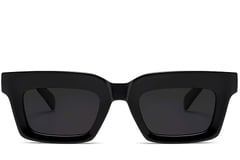 Rectangular Black Acetate Sunglasses #BS2607-0053